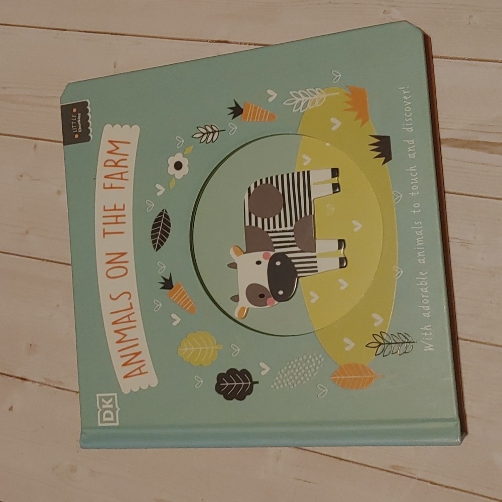 Animals On The Farm Baby Touch And Feel Board Book Little Chunkies DK